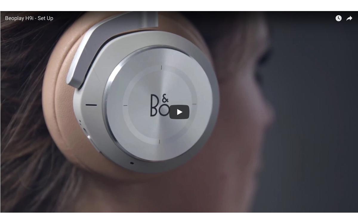 Beoplay H9i Setup and Operate controls